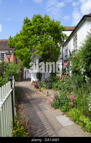 Joli coin de Rye, East Sussex, Angleterre, RU, FR Banque D'Images