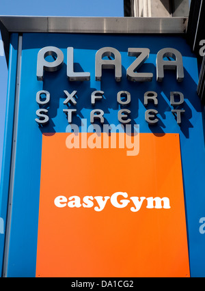 EasyGym dans Oxford Street, Londres Banque D'Images