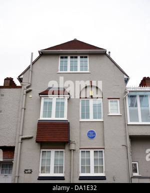 Crag House, chemin escarpé, Aldeburgh, Suffolk, Angleterre, Royaume-Uni, Europe. Banque D'Images