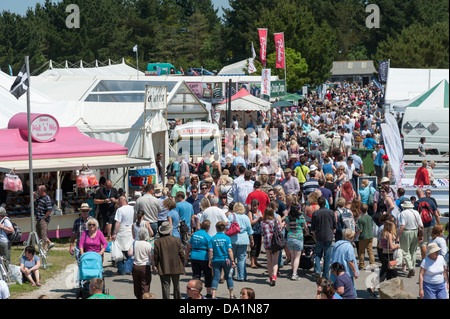 Les foules au Royal Cornwall Show UK 2013 Banque D'Images