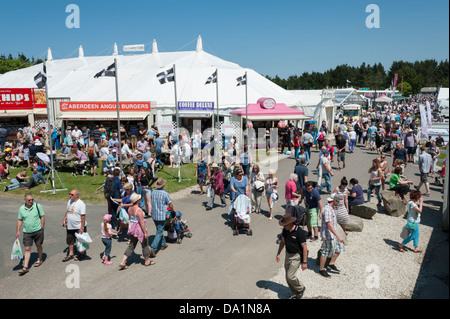 Les foules au Royal Cornwall Show UK 2013 Banque D'Images