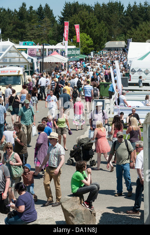 Les foules au Royal Cornwall Show UK 2013 Banque D'Images