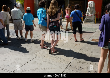 Hollywood Walk of Fame au 6925 Hollywood Boulevard à Hollywood, Californie, États-Unis Banque D'Images