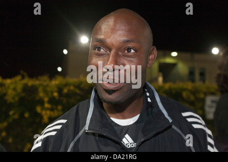 SANTA MONICA, CA – 25 AVRIL : Jimmy-Jean Louis #24, équipe de soccer Hollywood United à Santa Monica, Californie, le 25 avril 2007. Banque D'Images