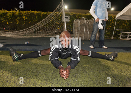 SANTA MONICA, CA - 25 avril : Jimmy-Jean Louis de Hollywood United soccer team à Santa Monica, Californie, le 25 avril 2007. Banque D'Images