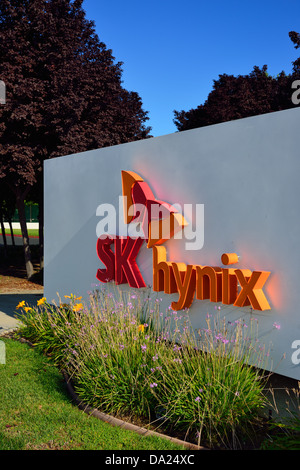 Le SK Hynix Inc Quartier général, Santa Clara CA Banque D'Images