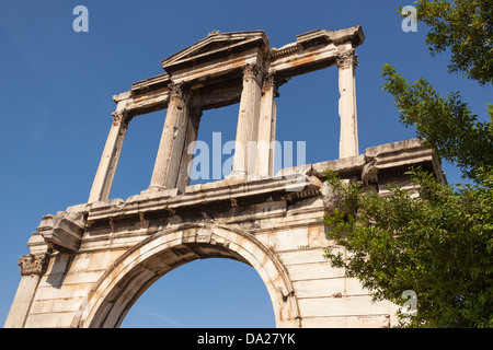L'Arche d'Hadrien, Athènes, Grèce Banque D'Images