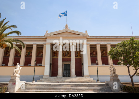 Université d'Athènes, Athènes, Grèce Banque D'Images