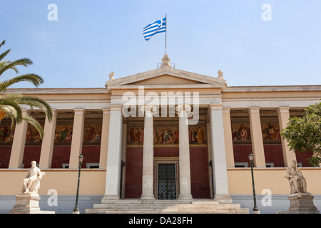 Université d'Athènes, Athènes, Grèce Banque D'Images