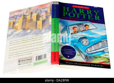 Le 2e livre de Harry Potter Harry Potter et la Chambre des Secrets Banque D'Images