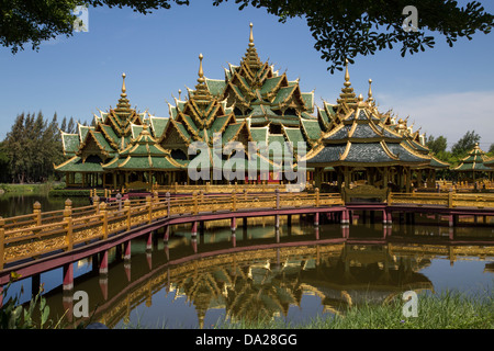 L'ancienne Siam également connu sous le nom de la ville antique d'un parc historique avec des scènes de autour de la Thaïlande Banque D'Images