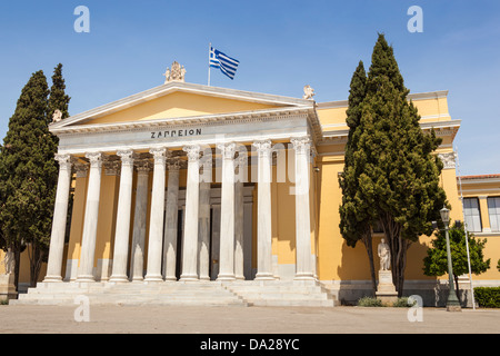 Salon et congrès Zappeion Hall, dans le Jardin National, Athènes, Grèce Banque D'Images