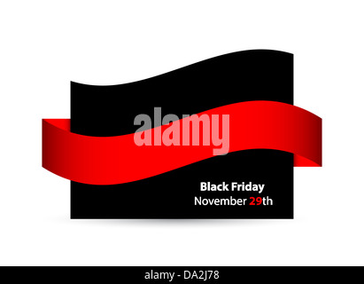 Bannière spécial vendredi noir Banque D'Images