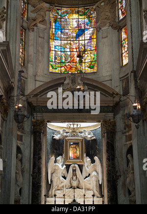 L'intérieur de la cathédrale San Lorenzo de Gênes, Italie 8 Banque D'Images