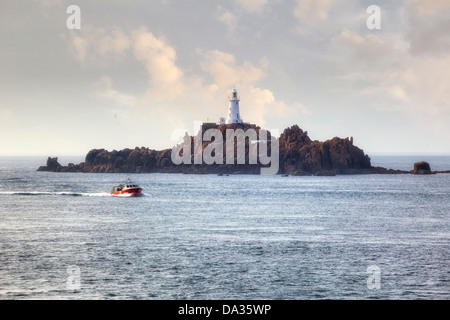 La Corbiere lighthouse, St Brelade, Jersey, United Kingdom Banque D'Images