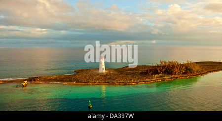 Vue panoramique du phare à Nassau, Bahamas Banque D'Images