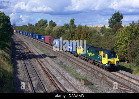 70001 chefs 4O27 Ditton - Southampton liner par South Moreton le 18 septembre 2012. Le jour où cette image a été prise RWE Banque D'Images