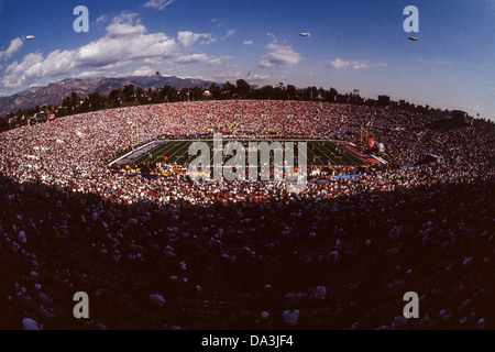 Rose Bowl au cours de la 1993 Super Bowl. Banque D'Images