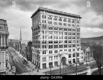 La Mutual Life Insurance Co., Binghamton, NY, vers 1905 Banque D'Images
