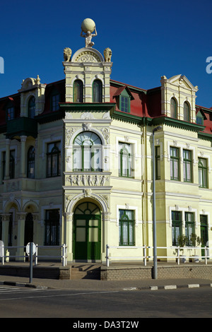 Bâtiment Hohenzollern historique (1906), Swakopmund, Namibie, Afrique Banque D'Images