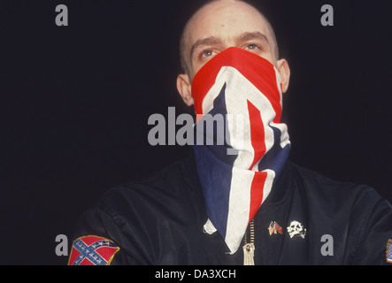 Washington's Crossing, à l'US Skinhead PA Parti nationalistes rally ©Stacy Walsh Rosenstock/Alamy Banque D'Images