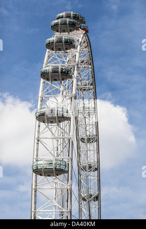 Roue du millénaire aka London Eye, London, England, UK Banque D'Images