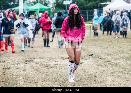 2013 Le festival de Glastonbury, digne ferme, Glastonbury. Juin 2013. Banque D'Images