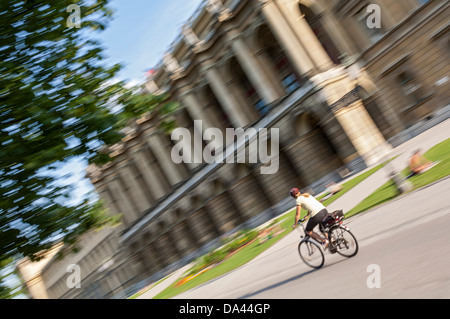 Location drtiver près de Hofgarten en face de agyptisches museum, Munich, Bavaria, Banque D'Images