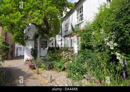 Joli coin de Rye, East Sussex, Angleterre, RU, FR Banque D'Images