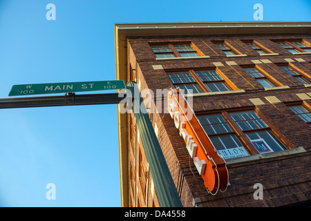 Hôtel à Waxahachie, Texas USA Banque D'Images