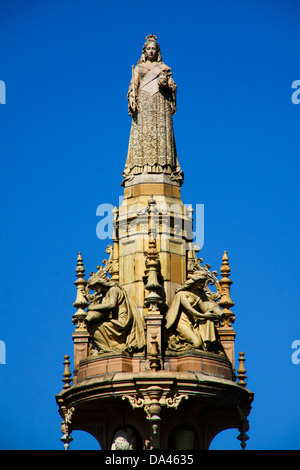 Fontaine Doulton Glasgow Green Banque D'Images