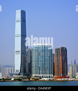 Des tours à Kowloon, Hong Kong, Chine. Banque D'Images