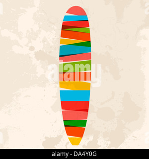 Les couleurs de la diversité des bandes transparentes sur surf grunge background. La version de fichier EPS10. Banque D'Images