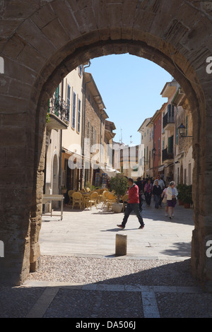 Porta del Moll, Alcudia, Mallorca, Espagne Banque D'Images