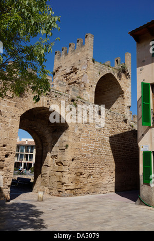 Porta del Moll, Alcudia, Mallorca, Espagne Banque D'Images