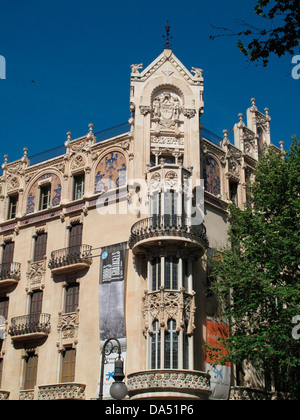 Fundació La Caixa (ancien grand hôtel), Palma de Mallorca, Mallorca, Espagne Banque D'Images