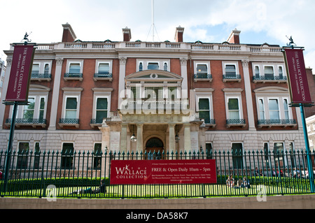 La Wallace Collection Museum, London, W1, UK Banque D'Images