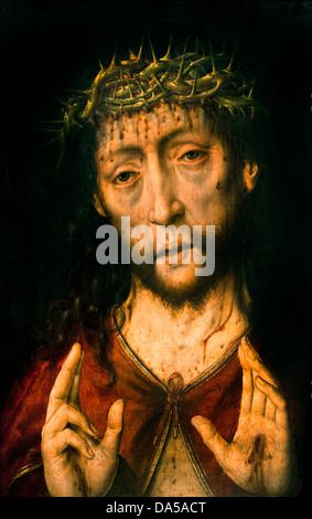 Couronne d'Épines du Christ par Albrecht - Aelbrecht Bouts 145-1549 Pays-Bas néerlandais belge de Louvain Belgique Banque D'Images