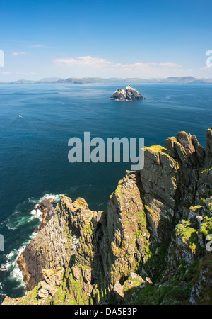 Peu de vue de Skellig Skellig Skellig Michael ou grand Banque D'Images