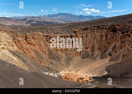 Ubehebe, cratère, la vallée de la mort, National Park, Californie, volcan, USA, United States, Amérique, Banque D'Images