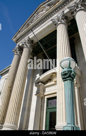 New England, Bristol, Rhode Island. Colt historique Memorial School. Banque D'Images