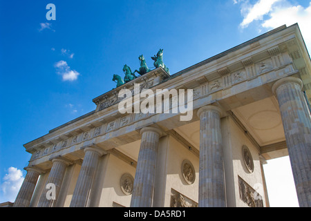 Porte de Brandebourg à Berlin Banque D'Images