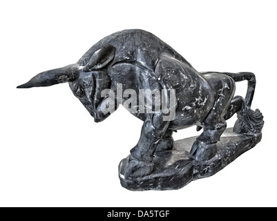 Ox bull statue symbole d'affaires Banque D'Images