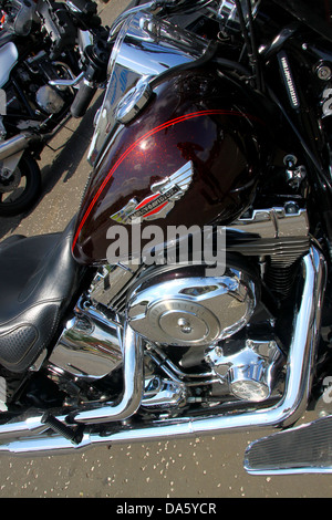 Détail de motos Harley Davidson Banque D'Images