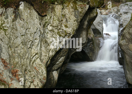 USA, United States, Amérique, Amérique du Nord, la Côte Est, New England, New York, d'une chute d'eau, ruisseau, Ruisseau Bear, falls, Texas Banque D'Images