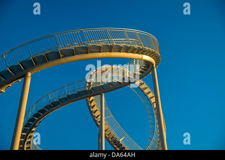 Monument, tigre, Tortue, Magic Mountain, Heike Mutter, Ulrich Genth, à marcher, sculpture, roller coaster, déchetterie, Heinrich H Banque D'Images