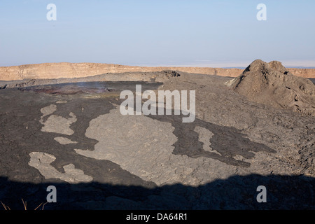 Ertale volcanical, volcan,, Afrique, montagne, montagnes, nature, la lave, l'Éthiopie, Banque D'Images