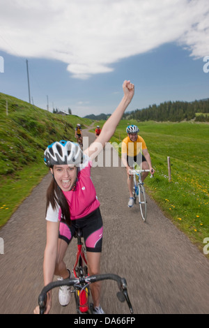 Vélo de course, vélo, parc vaudoise jurassienne, Val de Joux, location, vélos, vélo, équitation, vélo, tourisme, holida Banque D'Images
