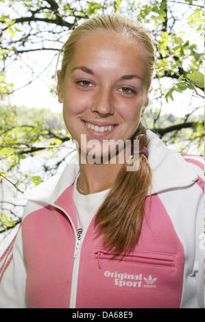 Joueur de tennis de l'Allemagne Sabine Lisicki le 10 mai 2006 à Berlin, Allemagne Banque D'Images