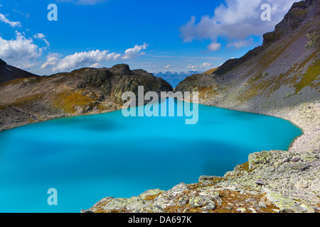 Wildsee, lac, Suisse, Europe, canton, Saint-Gall, Thurgovie, domaine de Sargans, Pizol, cinq lacs, lac de montagne Banque D'Images